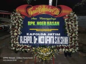 karangan bunga ucapan duka cita