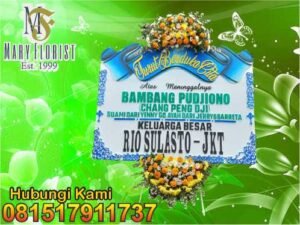 karangan bunga duka cita
