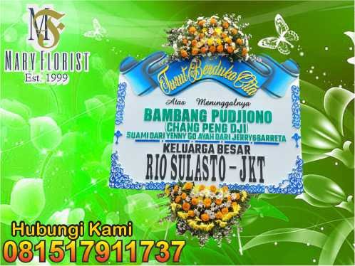 karangan bunga duka cita