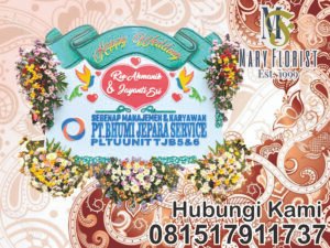 karangan bunga di kemasan kediri