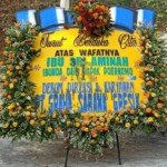 karangan bunga ucapan duka cita