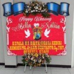 karangan bunga wedding