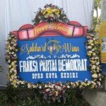 karangan bunga wedding
