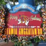 karangan bunga wedding